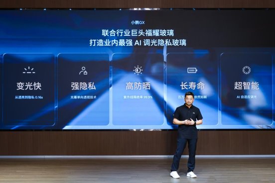 小鵬GX聯(lián)合福耀玻璃共同打造，AI調(diào)光隱私玻璃實(shí)現(xiàn)量產(chǎn)落地